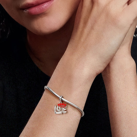 Gnoce Mother's Day Love Mom Pendant Dangle Charm_2