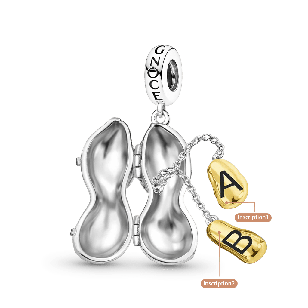 Gnoce Mother's Day Peanut Customized Pendant Dangle Charm_2