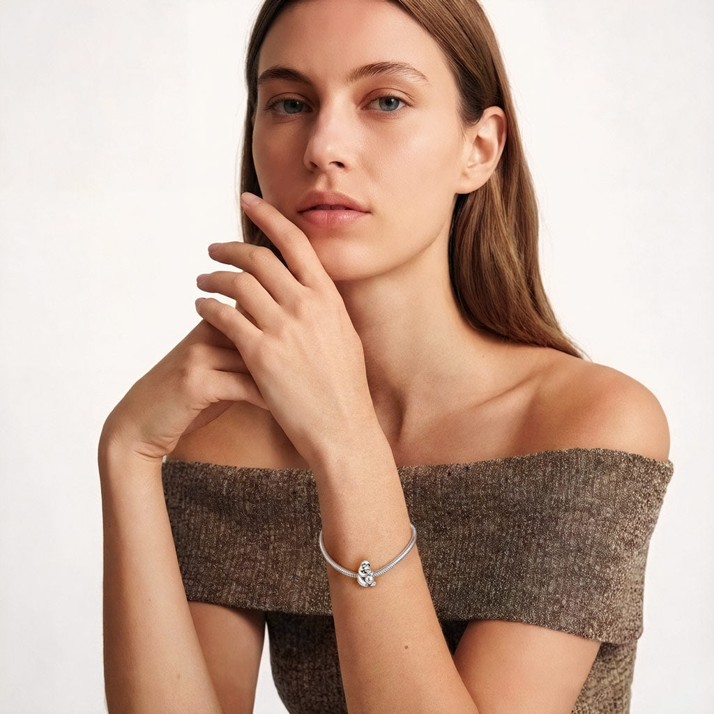 Gnoce Mother's Day Sloth Mother & Child Charm_4