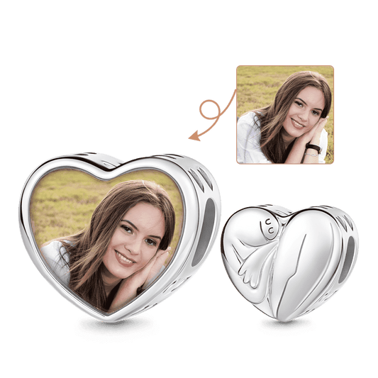 Gnoce Self-Love Heart Personalized Photo Charm_1