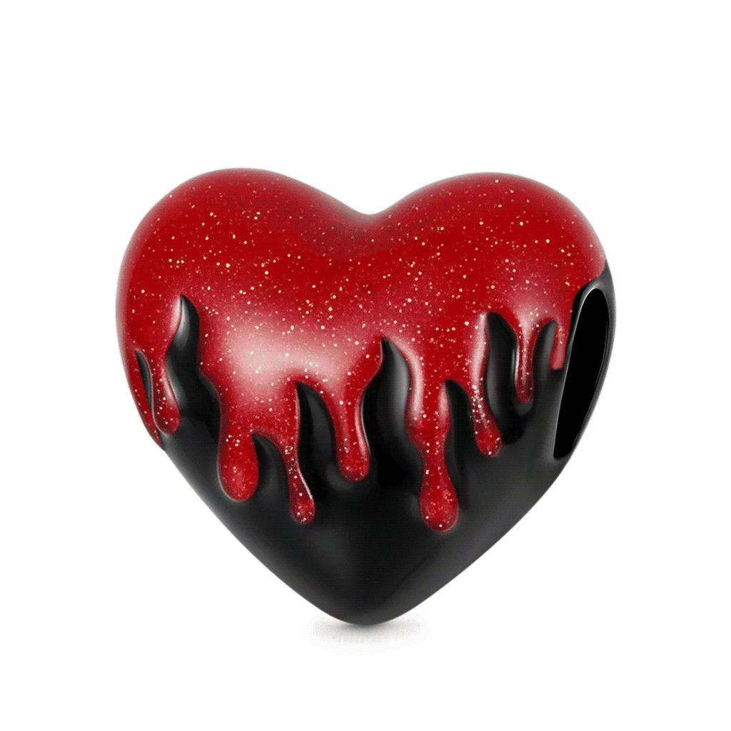 Gnoce Customizable Initial Heart Bead Glow-in-the-Dark Charm_1