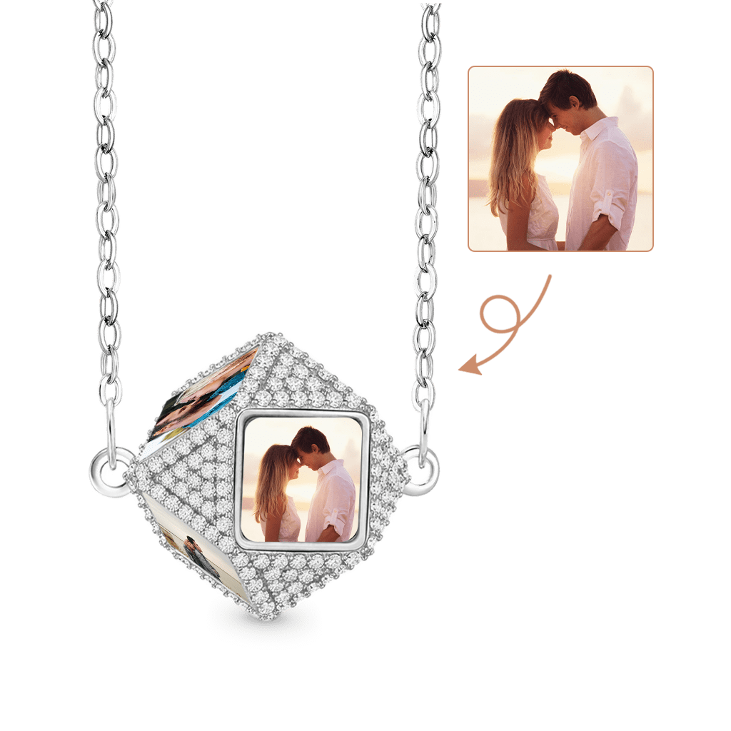 Gnoce Custom Couple Necklace Photo Pendant_1