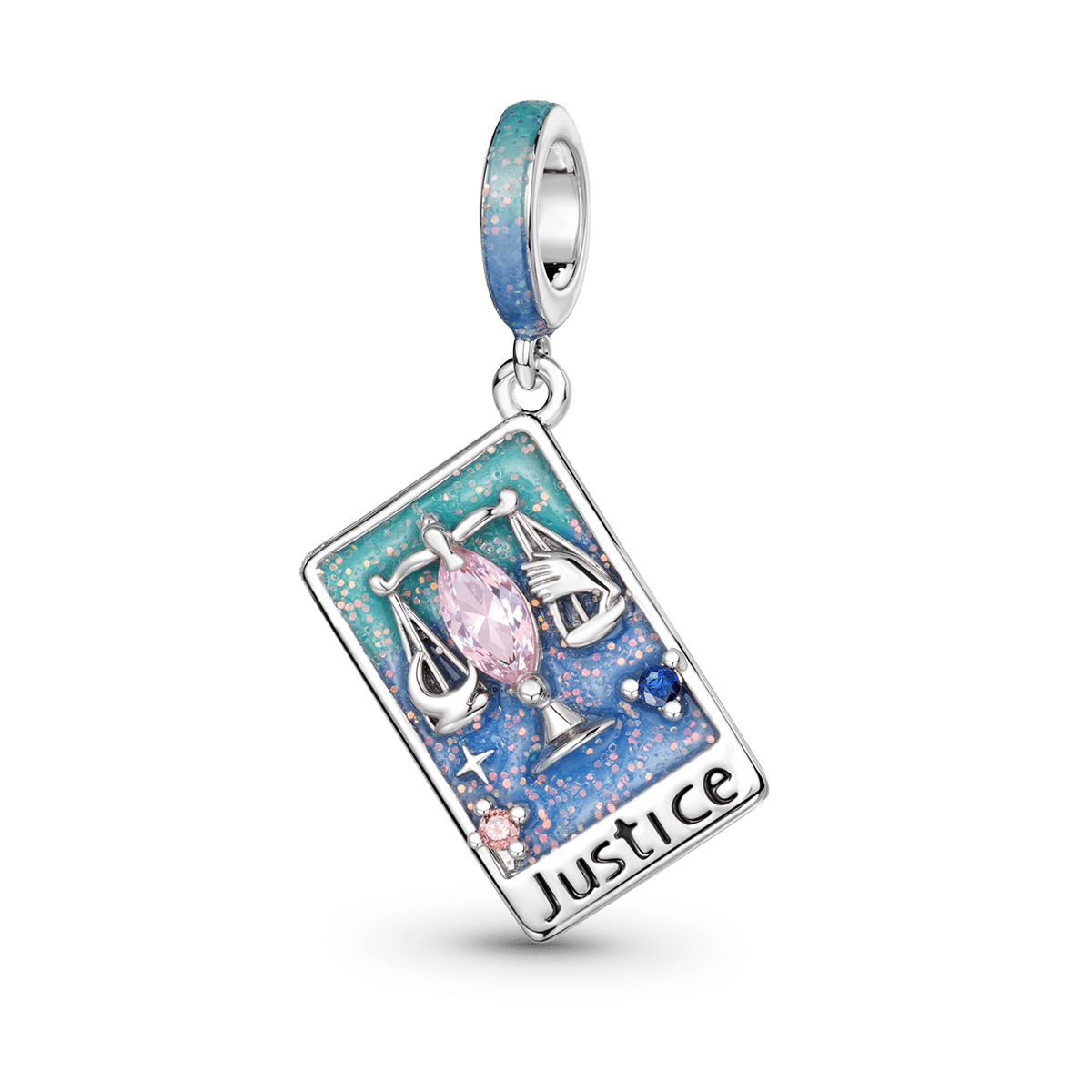 Gnoce Justice Tarot Glow-in-the-Dark Pendant Dangle Charm_2
