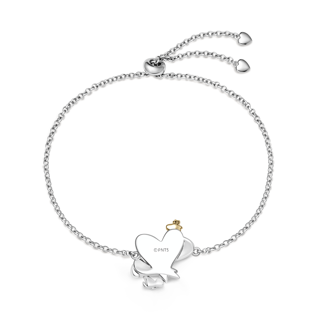 Gnoce Peanuts Snoopy Woodstock Heart Adjustable Bracelet_4