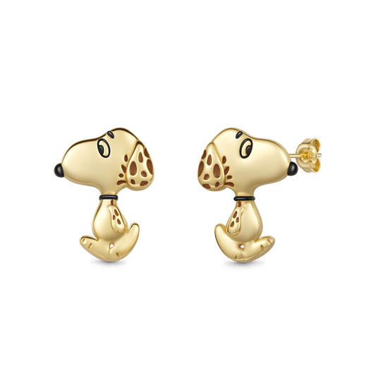 Gnoce Peanuts Snoopy Stud Earrings_1