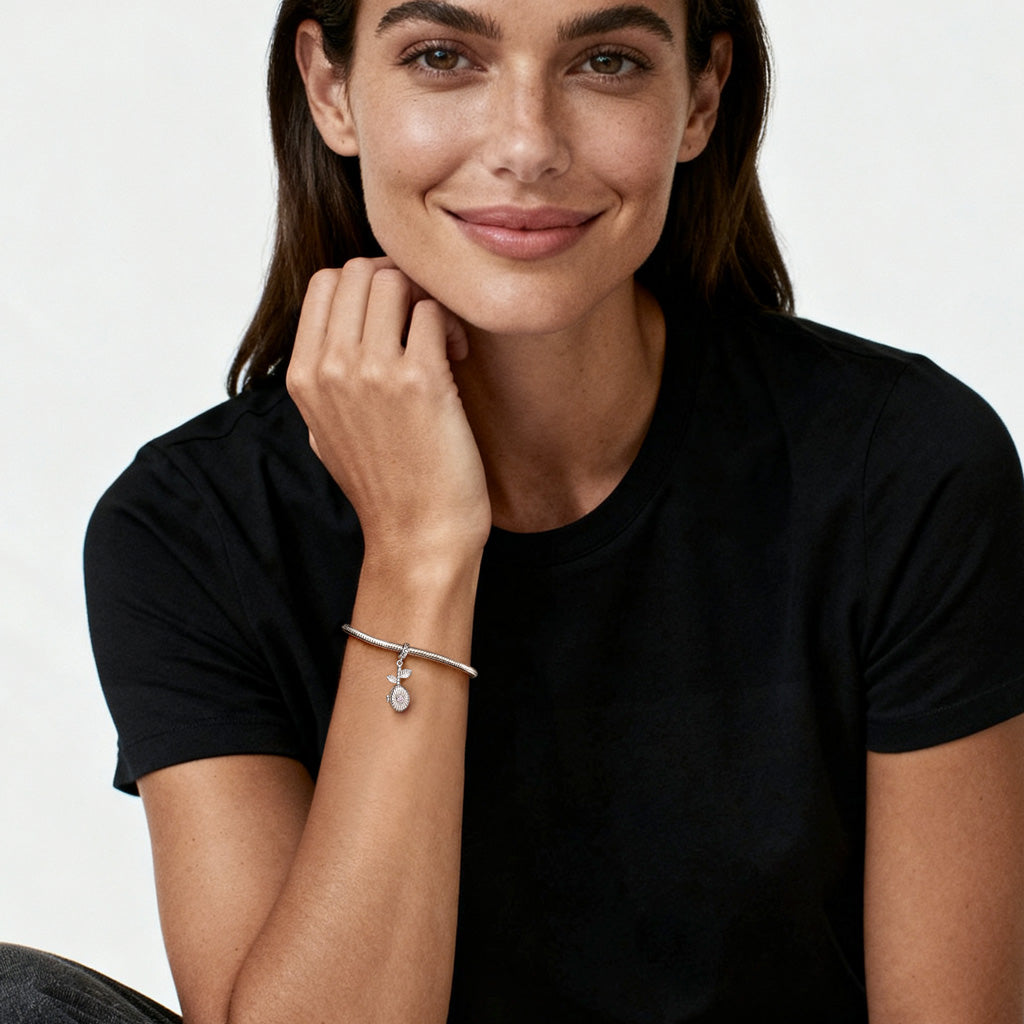 Gnoce Customized Birthstone Seed Pendant Dangle Charm_5