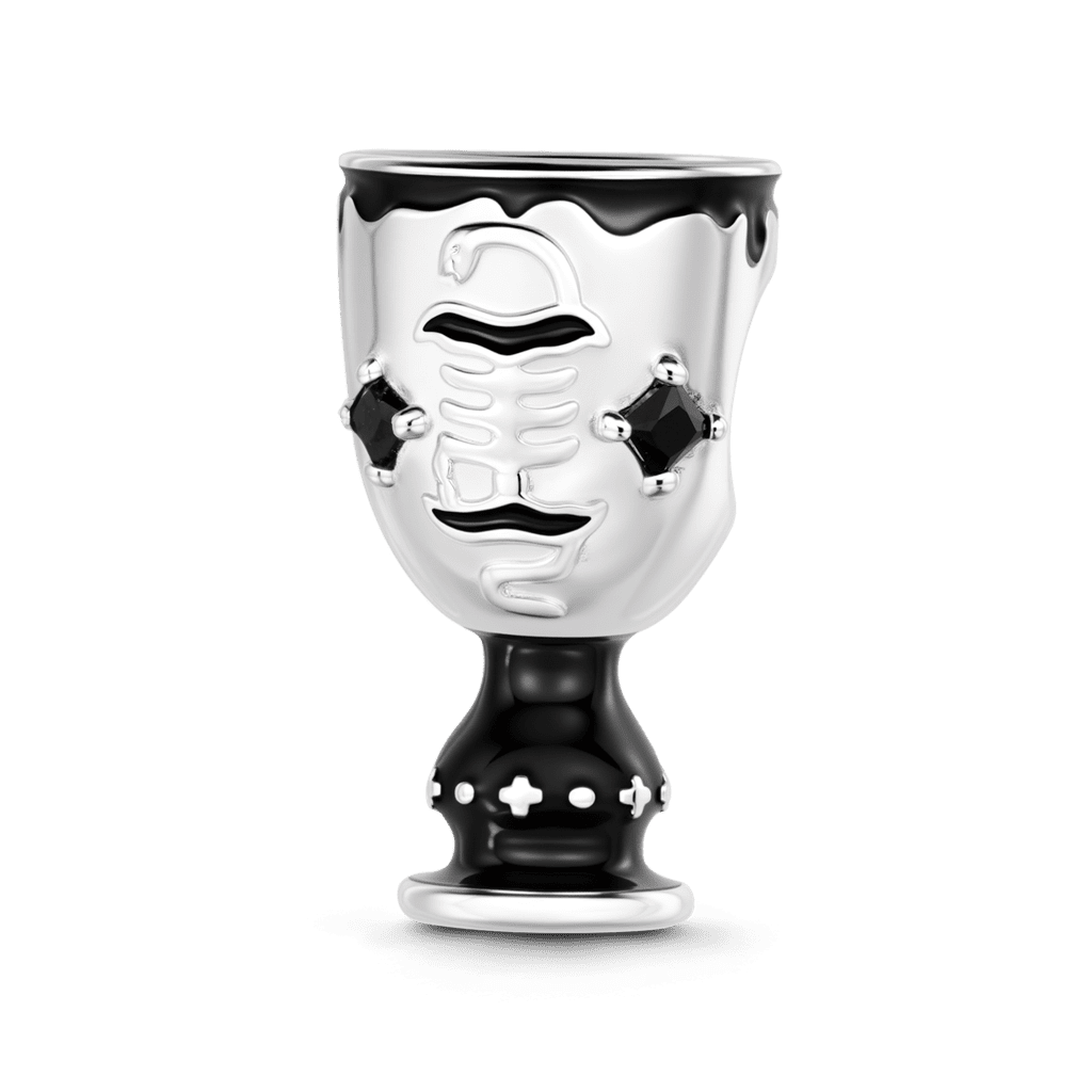 Gnoce Gothic Snake Skeleton Goblet Charm_1