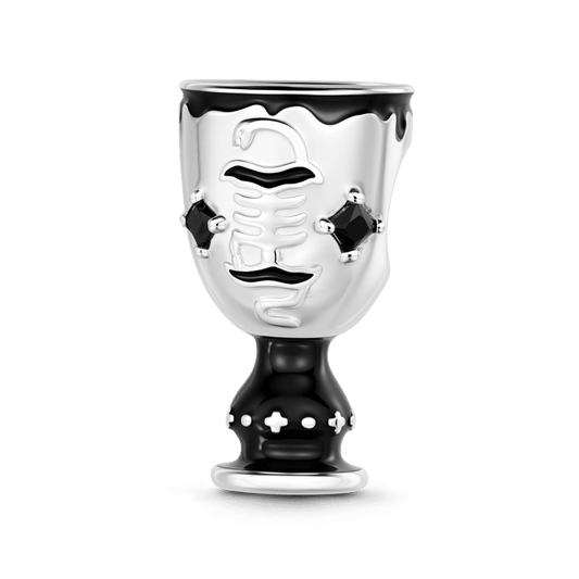 Gnoce Gothic Snake Skeleton Goblet Charm_1