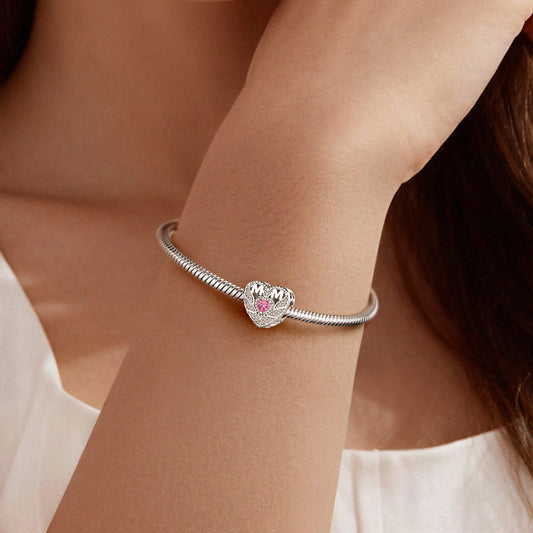 Gnoce Mother's Day Love Mom Heart Stopper Charm_2