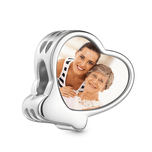 Gnoce Mom Heart Personalized Photo Charm_1