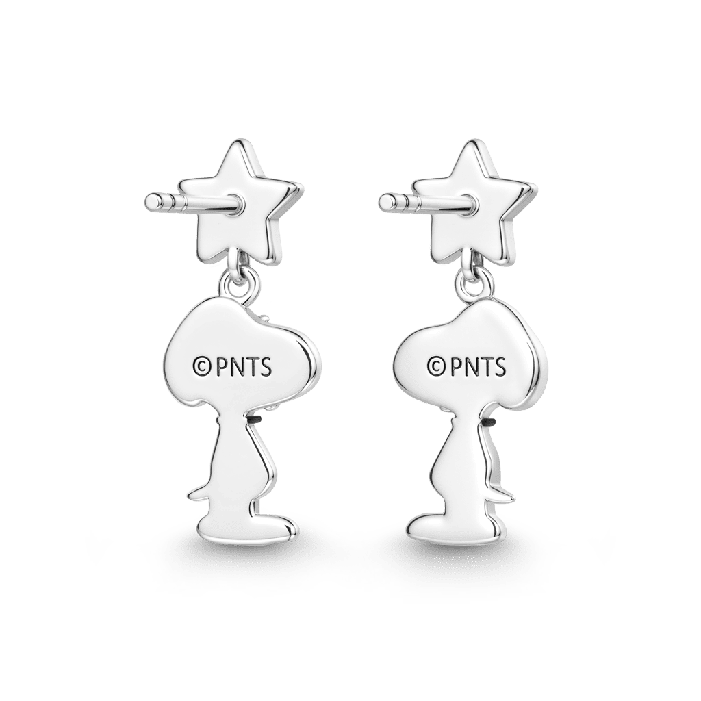 Gnoce Peanuts Snoopy Star Drop Earrings_4