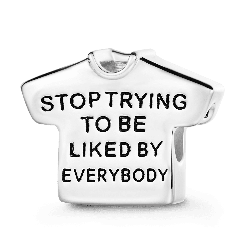 Gnoce Short-Sleeved Shirt With Lettering Charm_1