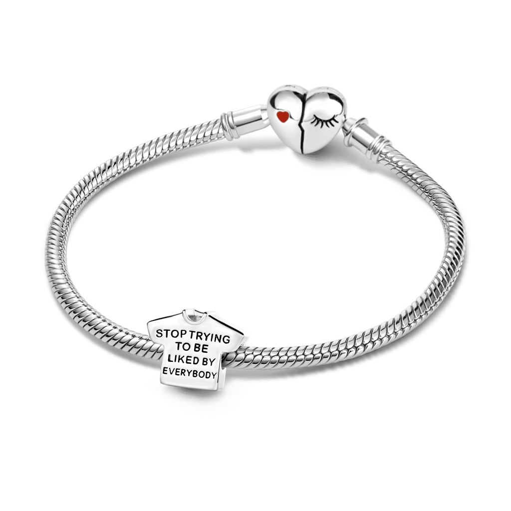 Gnoce Short-Sleeved Shirt With Lettering Charm_3