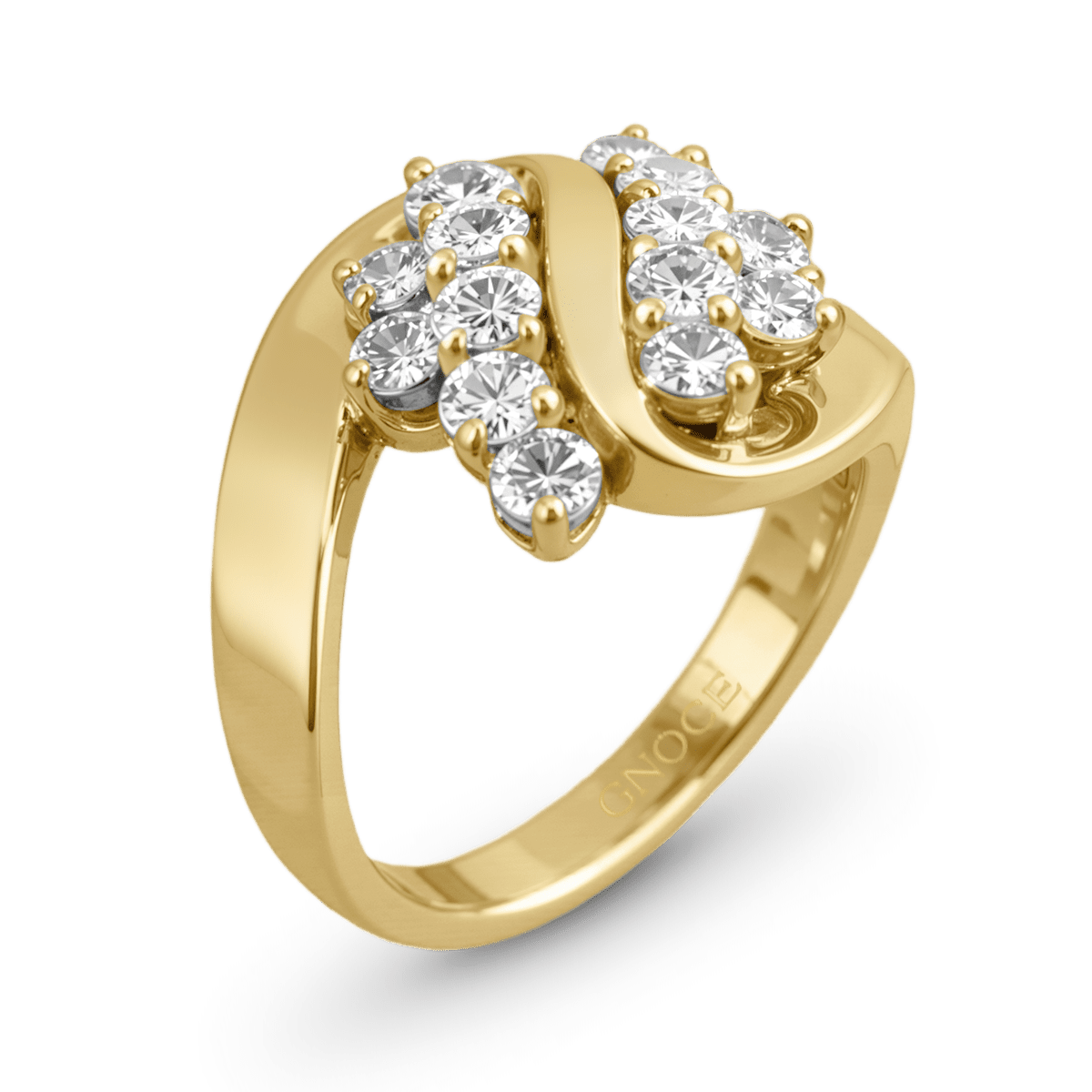 Gnoce Curve Brilliant Round-Cut Engagement Ring_4