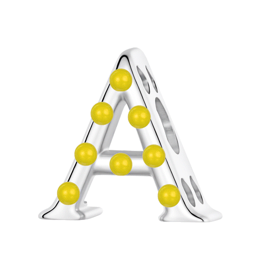 Gnoce Glow-in-the-Dark Letter Charm_1