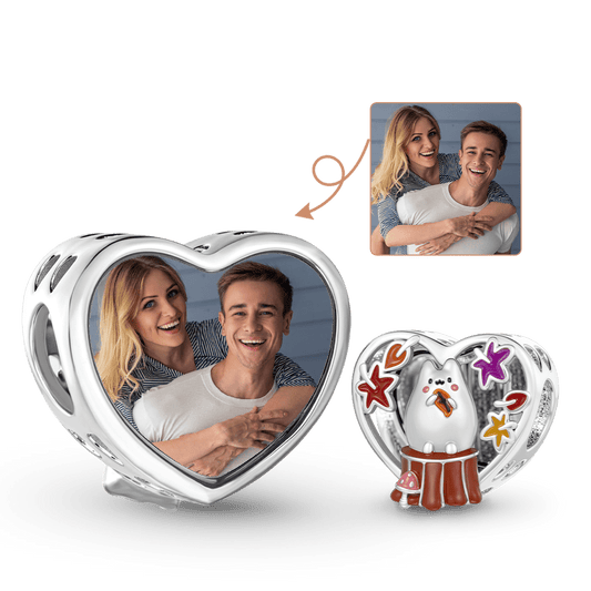 Gnoce Cat Personalized Photo Charm_1