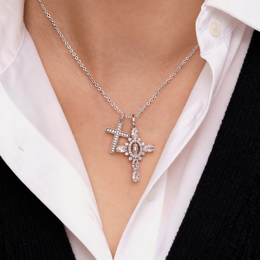 Gnoce Cross Pendant Necklace_2