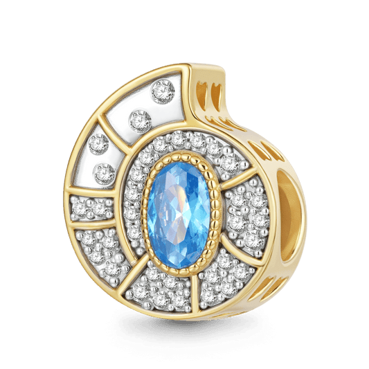 Gnoce Conch Charm Platinum-plated Silver Blend_1