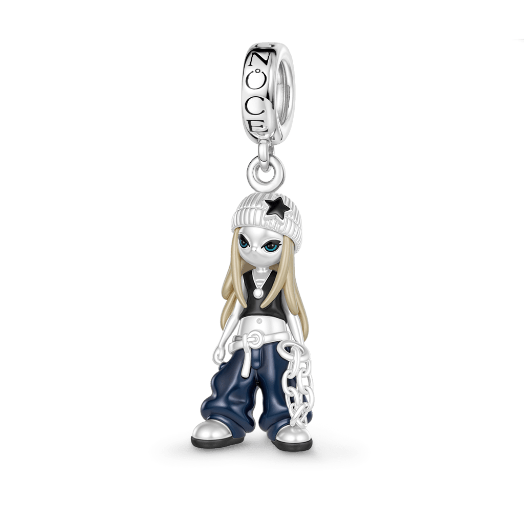 Gnoce Cool Girl Pendant Dangle Charm_1