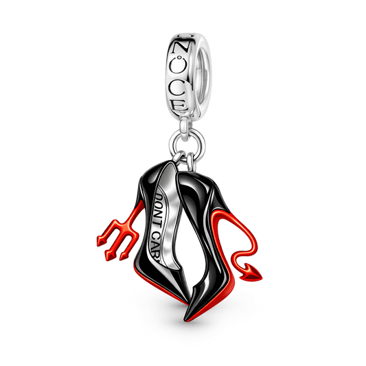 Gnoce Devil's High Heels Charm Platinum-plated Silver Blend_1