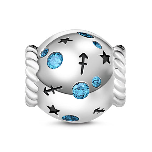 Gnoce  "Honest Sagittarius" Zodiac 925 Sterling Silver Bead Charm_1