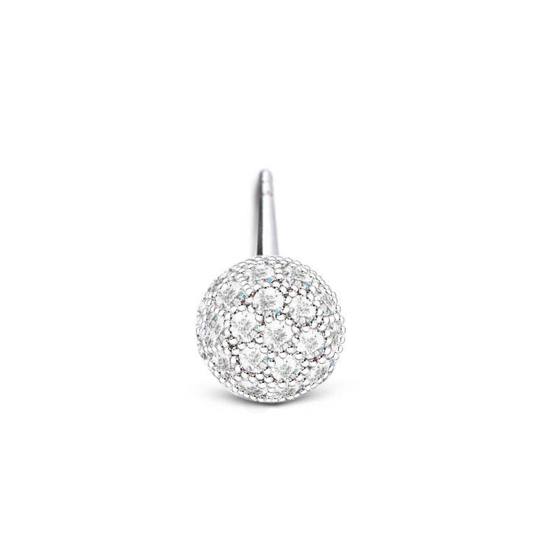 Gnoce "Someone Like You" Sterling Silver Basic Stud Earring_2