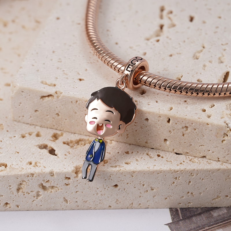The Potato Couple x GNOCE Jason Pendant Dangle Charm Sterling Silver 18K Rose Gold Plated_2