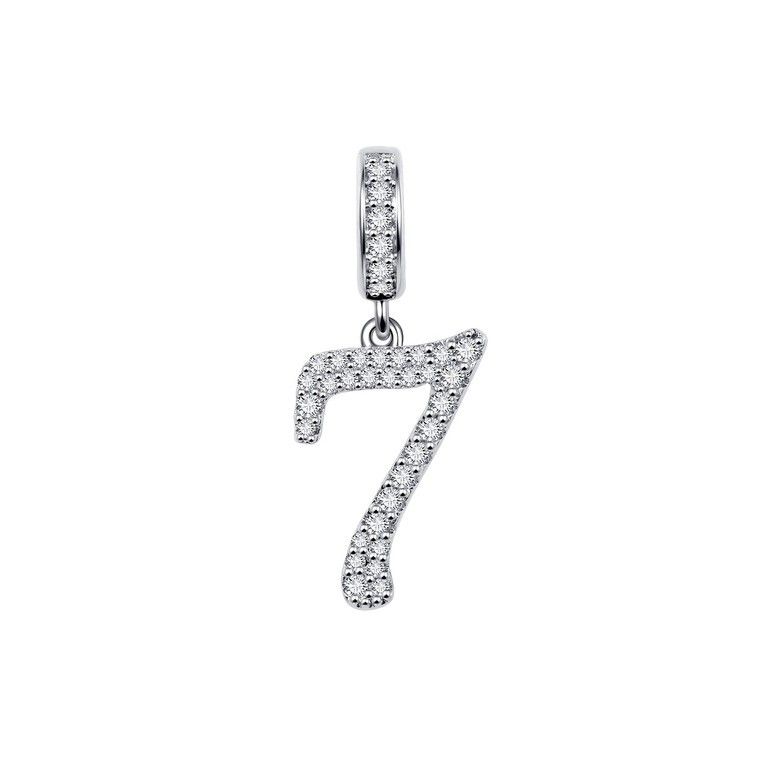 Gnoce " Seven Day Miracle" Number Seven Lucky Number Theme Sacred Pendant For Bracelet or Necklace_1