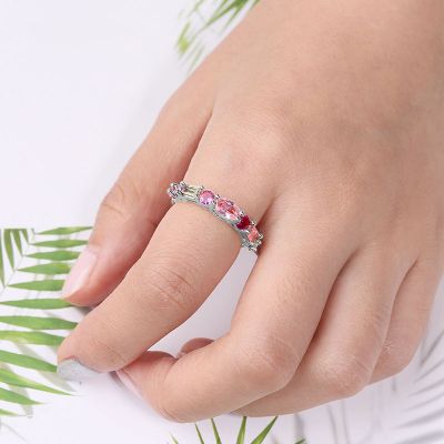 Multi-Color Crystal Ring