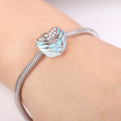 Blue Wings Baby Charm